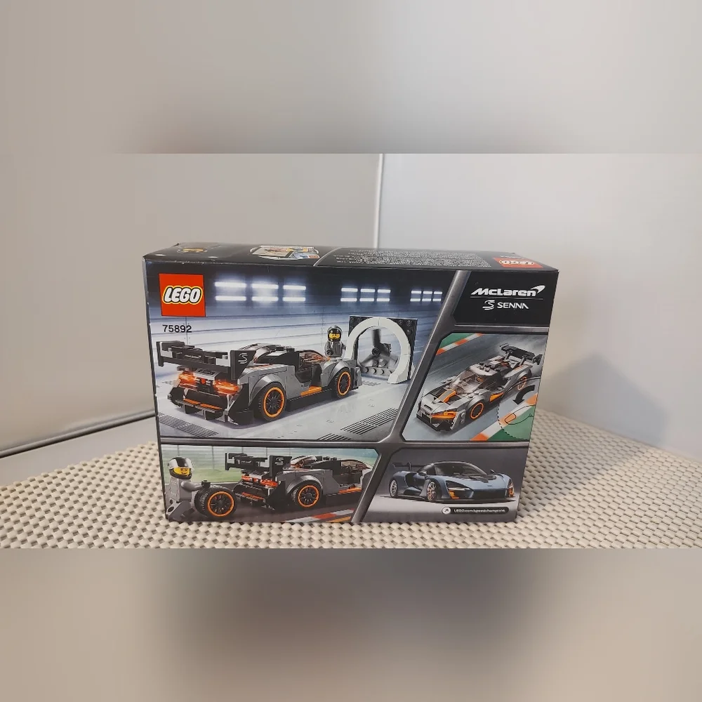 Lego 75892 McLaren Senna Speed Champions Building Toy Set Car NWT
